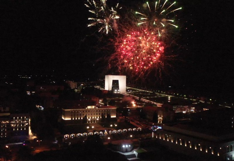 Festival in Khankendi concludes with fireworks (PHOTO)