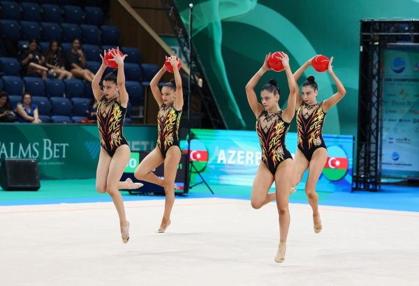 Azerbaijani gymnasts participate in European Championships in Bulgaria (PHOTO)