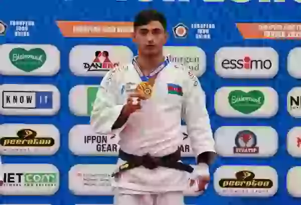 Azerbaijani judoka wins gold medal at European Cup