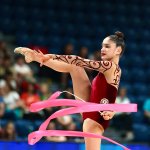 Azerbaijani gymnasts participate in European Championships in Bulgaria (PHOTO)