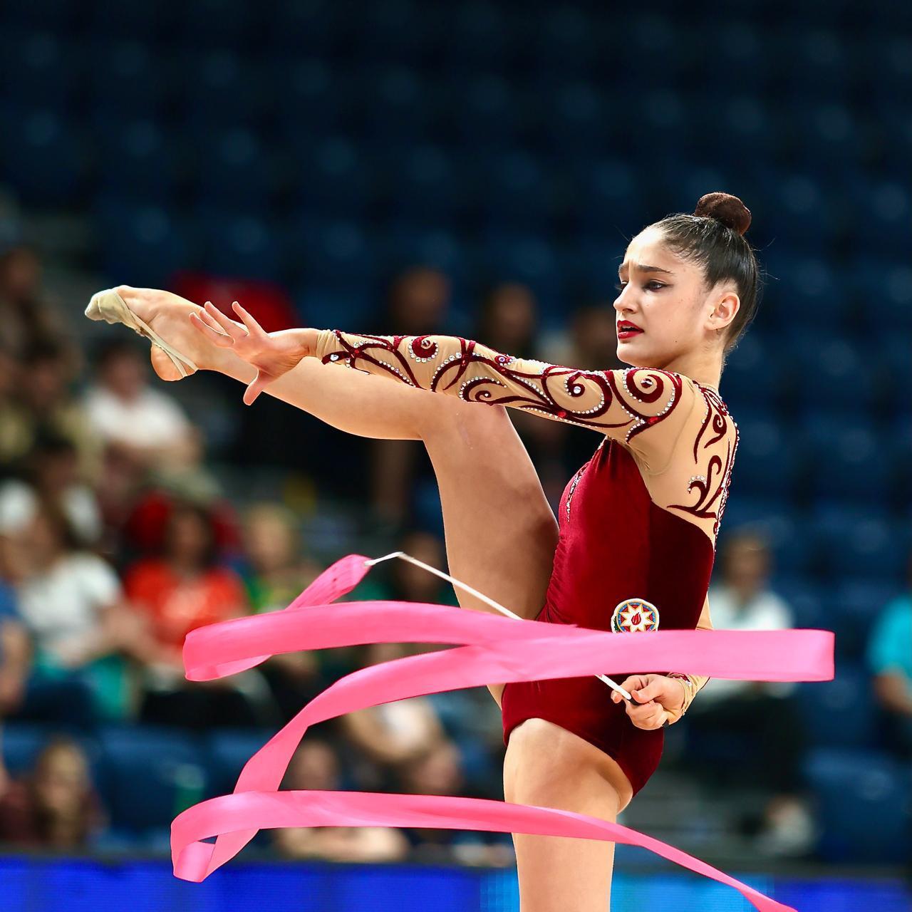 Azerbaijani gymnasts participate in European Championships in Bulgaria (PHOTO)