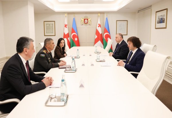 Georgian PM discusses regional security with Azerbaijani Minister of Defense (PHOTO)