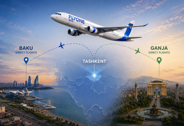 FLYONE Asia launches scheduled flights to Baku and Ganja airports