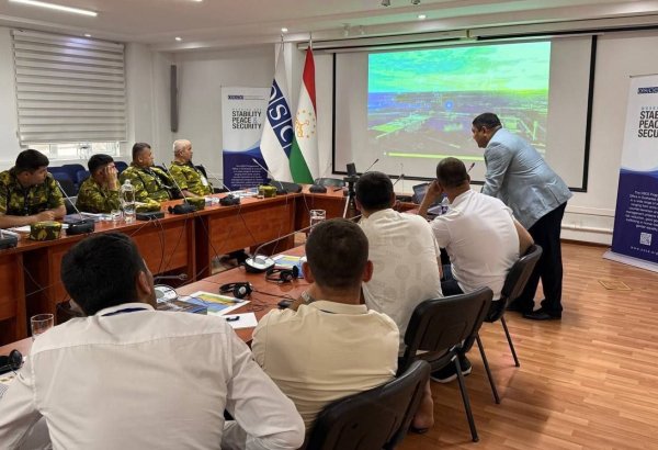 OSCE launches border security training in Tajikistan with Uzbek participation