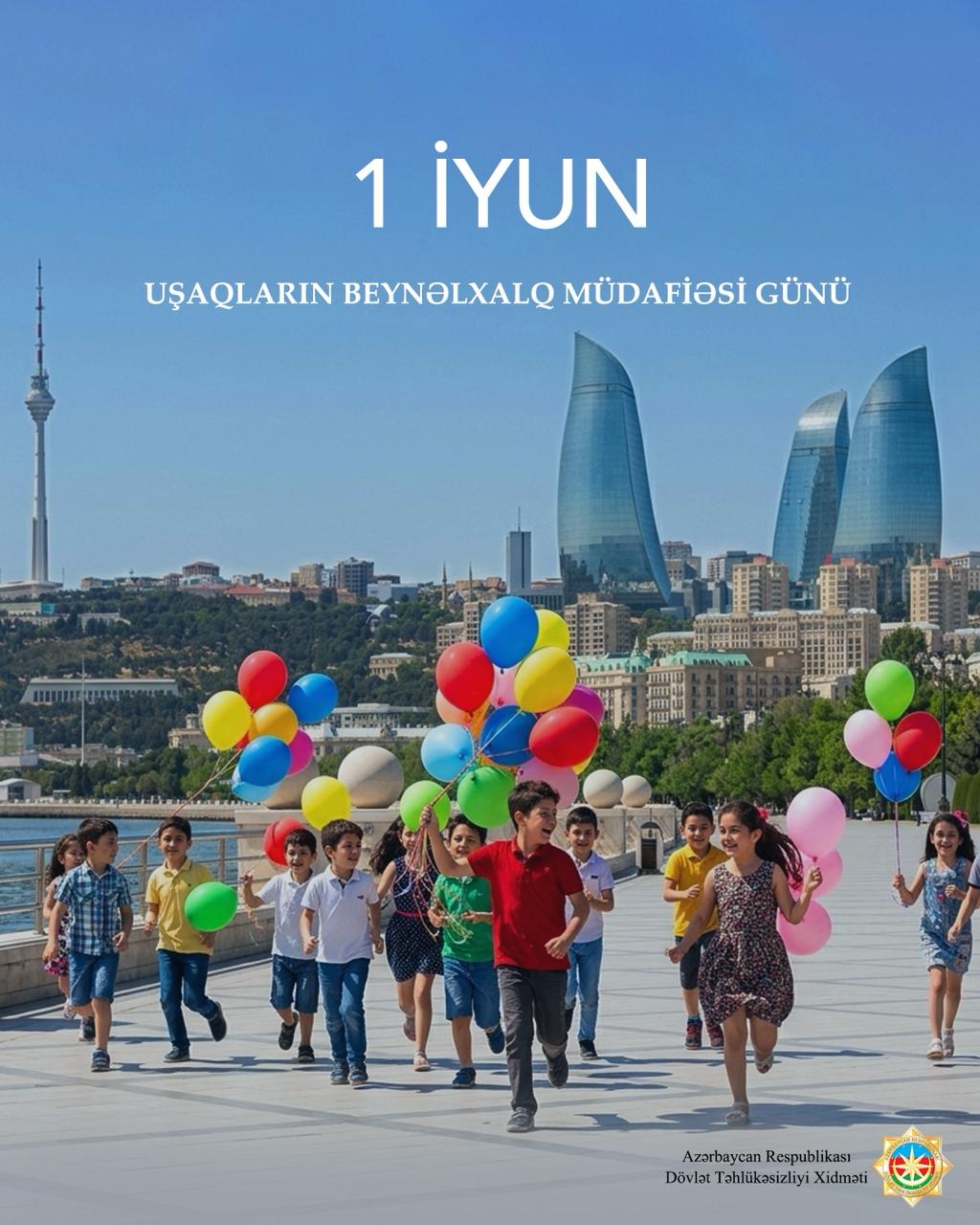 Azerbaijani SSS makes post on occasion of International Children's Day (PHOTO)