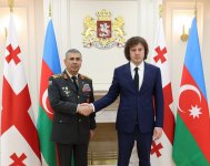 Georgian PM discusses regional security with Azerbaijani Minister of Defense (PHOTO)