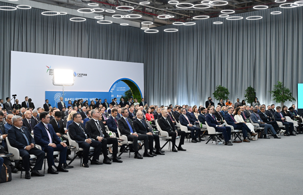 President Ilham Aliyev attends official opening ceremony of 31st Baku Energy Forum (PHOTO/VIDEO)