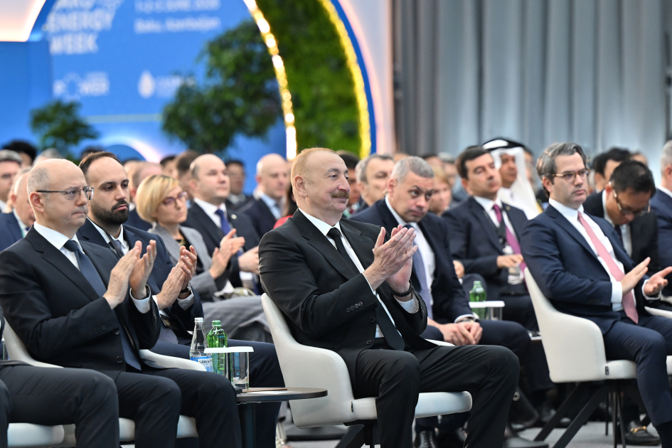 President Ilham Aliyev attends official opening ceremony of 31st Baku Energy Forum (PHOTO/VIDEO)