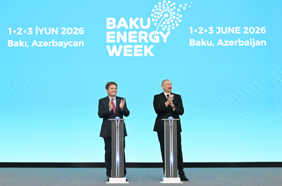 President Ilham Aliyev attends official opening ceremony of 31st Baku Energy Forum (PHOTO/VIDEO)