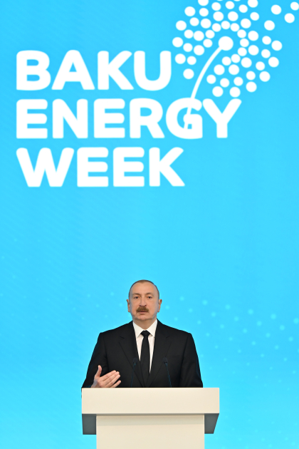 President Ilham Aliyev attends official opening ceremony of 31st Baku Energy Forum (PHOTO)