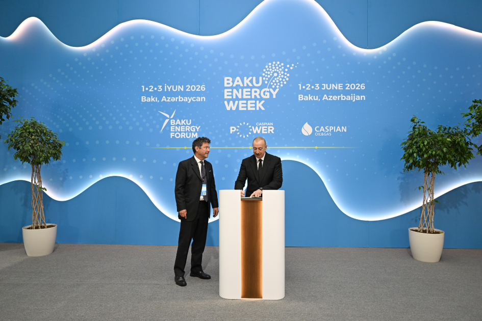 President Ilham Aliyev attends official opening ceremony of 31st Baku Energy Forum (PHOTO/VIDEO)