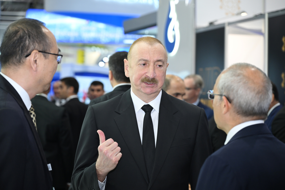 President Ilham Aliyev attends official opening ceremony of 31st Baku Energy Forum (PHOTO/VIDEO)