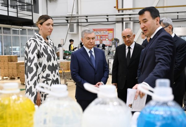 President Mirziyoyev tours BCG Group OZ amid push to boost domestic production