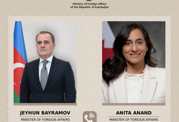 Azerbaijani FM discusses Azerbaijan-Armenia peace process with his Canadian counterpart