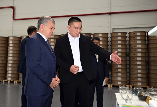 President Shavkat Mirziyoyev visits NovoPlast TPE as Uzbekistan expands polymer production and exports