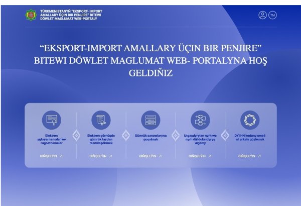 Turkmenistan launches AI-powered customs services on trade portal