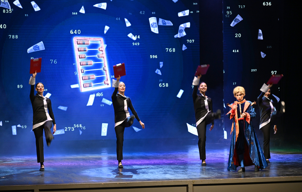 Leyla Aliyeva and Alena Aliyeva attend performance of "The Little Prince" based on same name at Azerbaijan State Academic Musical Theater (FOTO)