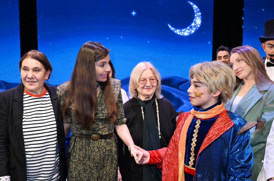 Leyla Aliyeva and Alena Aliyeva attend performance of "The Little Prince" based on same name at Azerbaijan State Academic Musical Theater (FOTO)