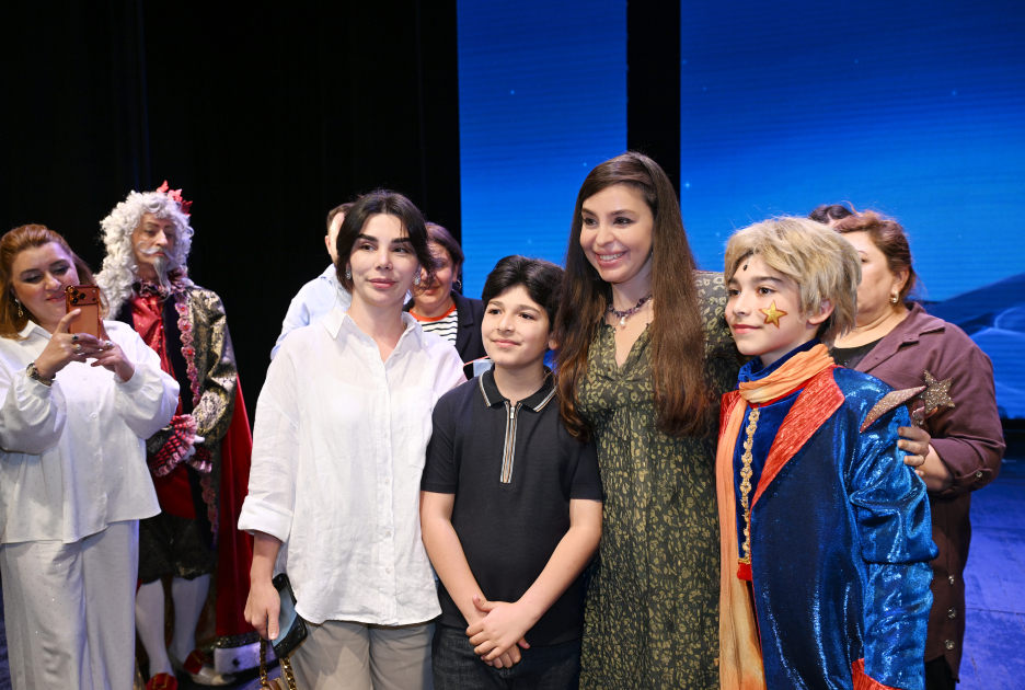 Leyla Aliyeva and Alena Aliyeva attend performance of "The Little Prince" based on same name at Azerbaijan State Academic Musical Theater (FOTO)