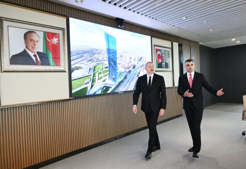 President Ilham Aliyev attends opening of new building of Central Bank (PHOTO/VIDEO)
