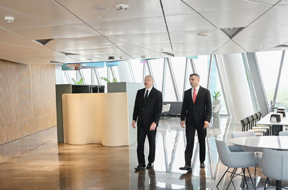 President Ilham Aliyev attends opening of new building of Central Bank (PHOTO/VIDEO)