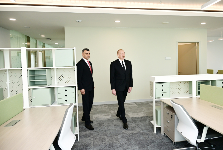 President Ilham Aliyev attends opening of new building of Central Bank (PHOTO/VIDEO)