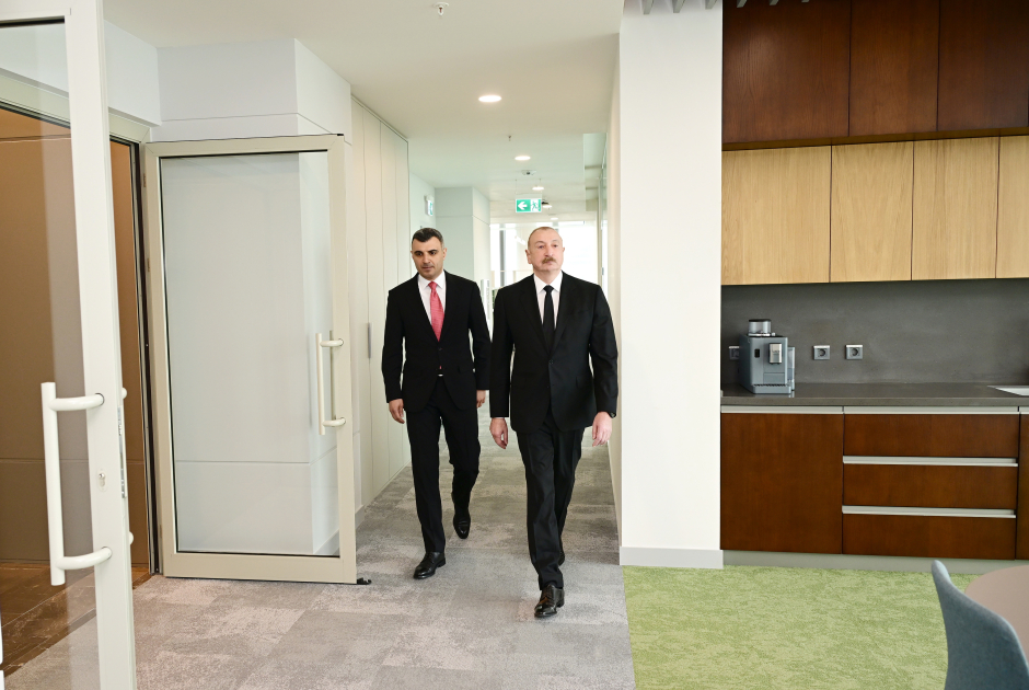 President Ilham Aliyev attends opening of new building of Central Bank (PHOTO/VIDEO)