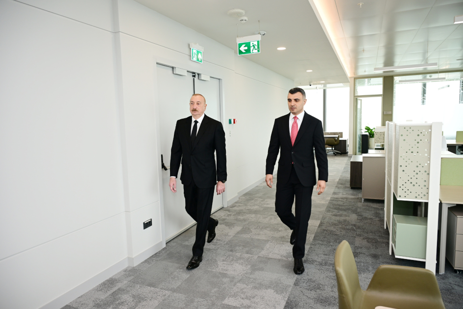 President Ilham Aliyev attends opening of new building of Central Bank (PHOTO/VIDEO)