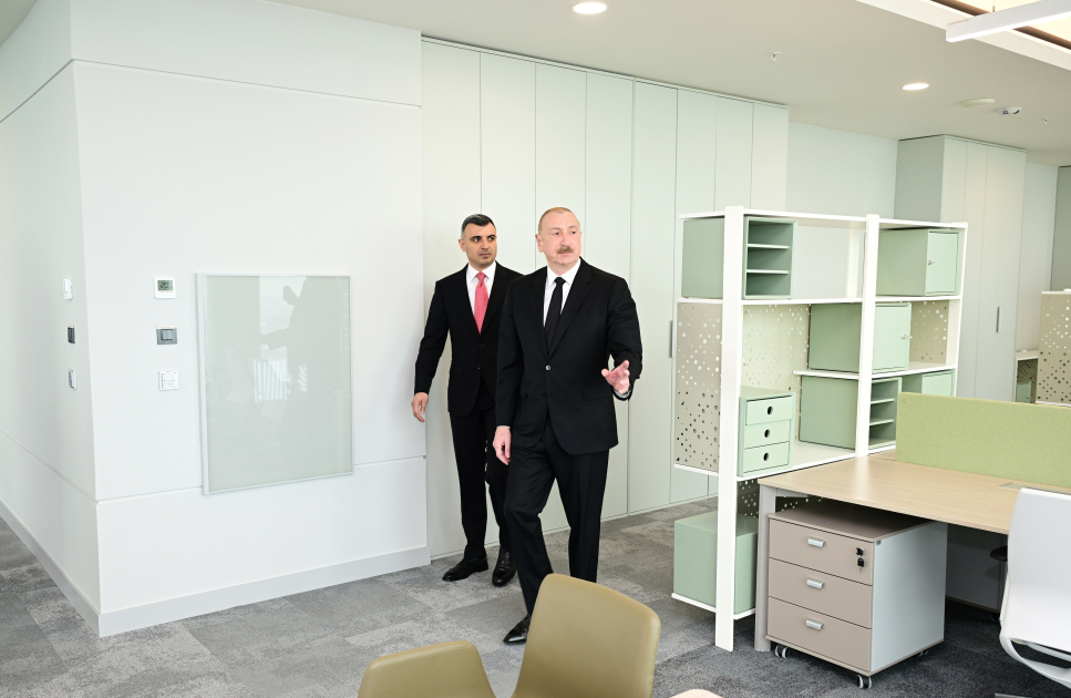 President Ilham Aliyev attends opening of new building of Central Bank (PHOTO/VIDEO)