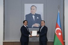 New Brazilian ambassador issues copy of credentials to Azerbaijani FM (PHOTO)