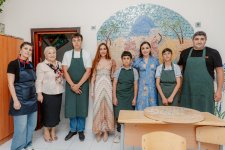 Leyla Aliyeva and Arzu Aliyeva visit Integrated Boarding School No. 11 (PHOTO)