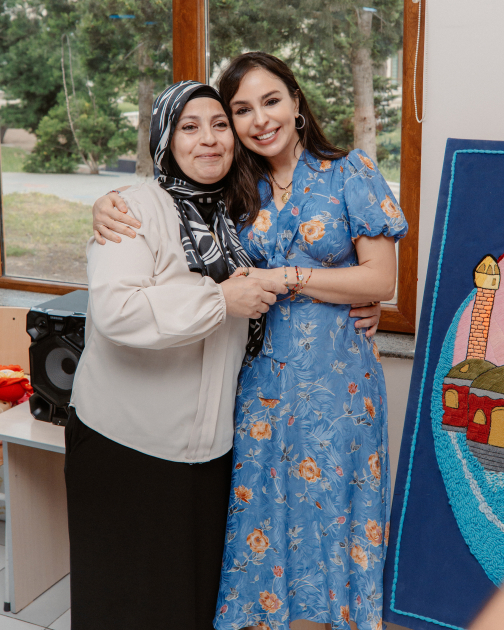 Leyla Aliyeva and Arzu Aliyeva visit Integrated Boarding School No. 11 (PHOTO)