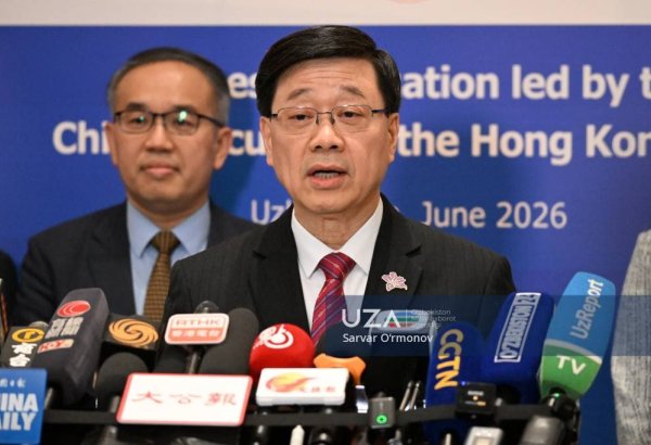 Hong Kong chief executive calls Uzbekistan key strategic partner in Central Asia visit