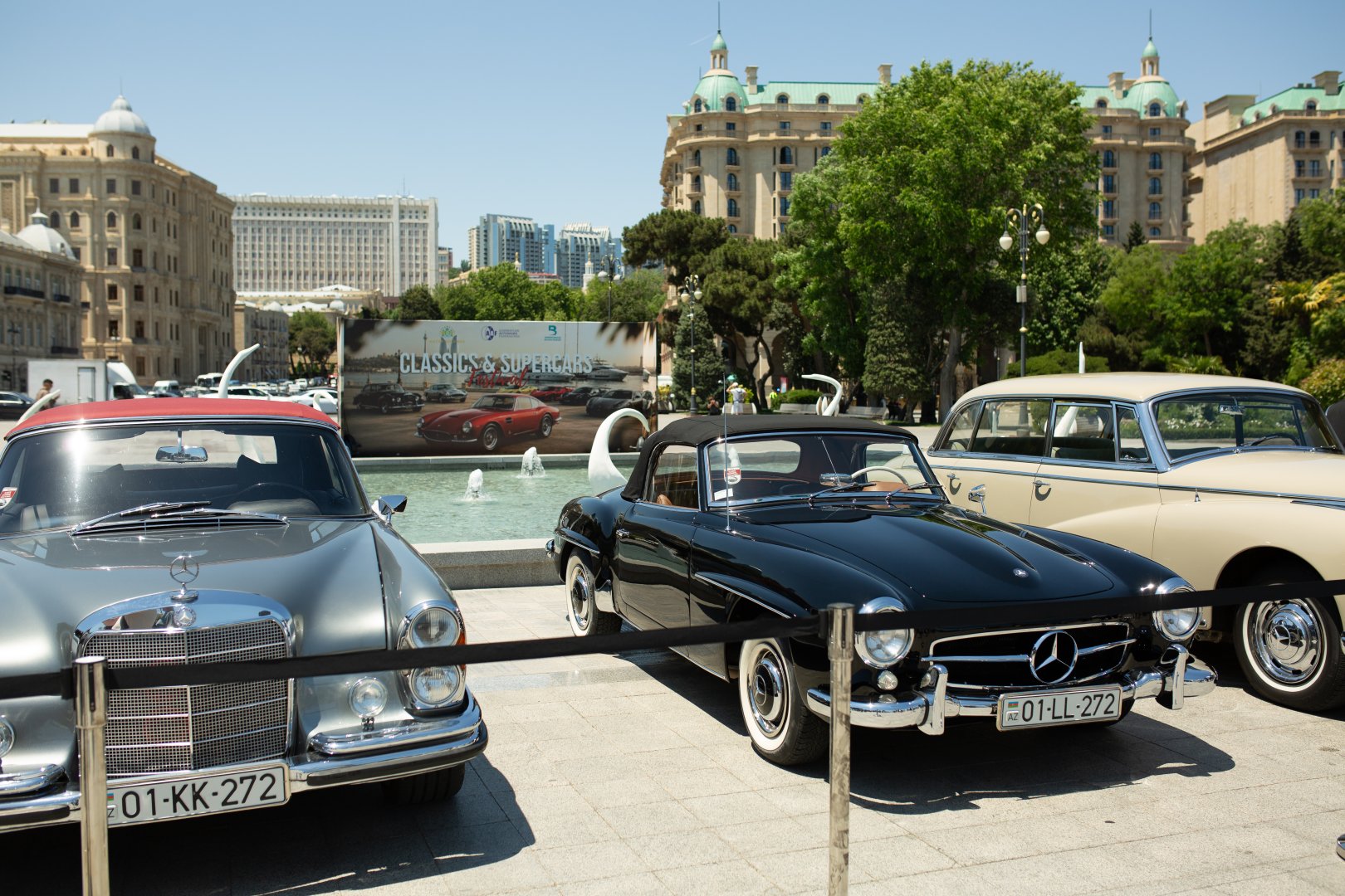 First day of classic and high-speed ​​car festival concludes in Baku (PHOTO/VIDEO)