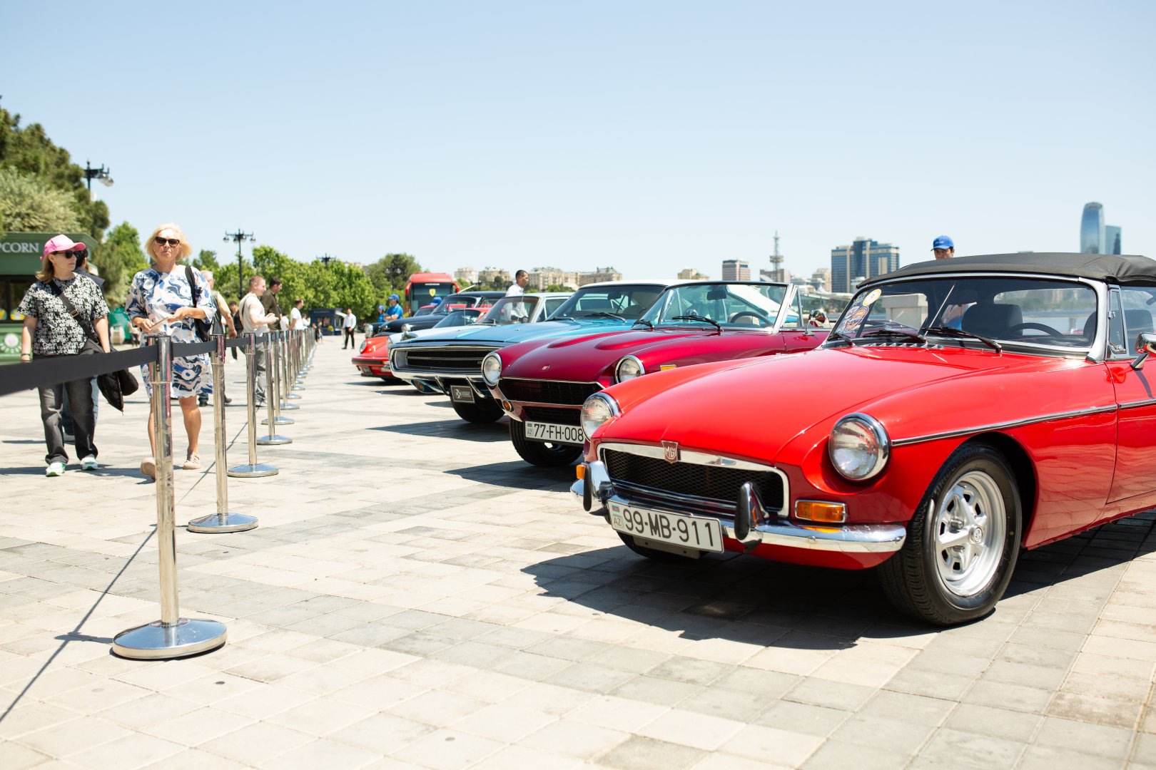 First day of classic and high-speed ​​car festival concludes in Baku (PHOTO/VIDEO)