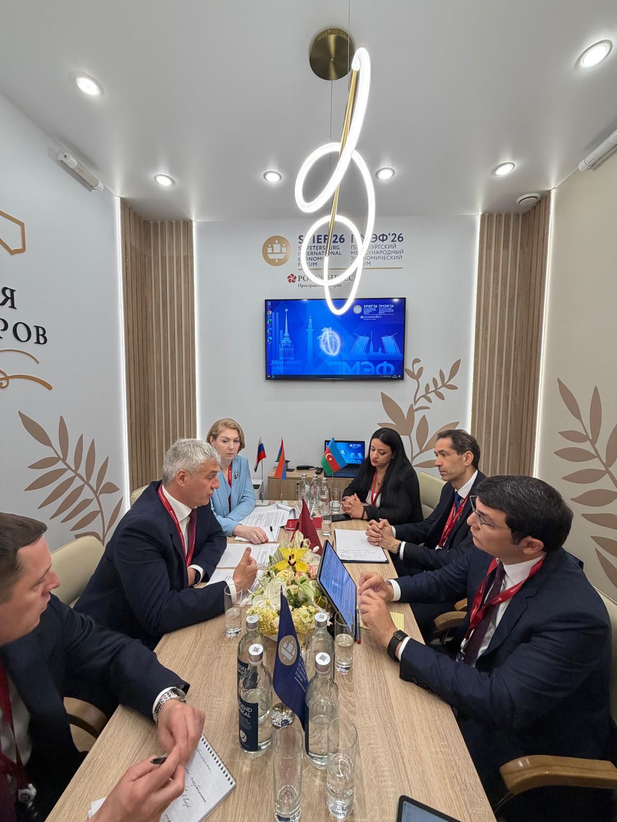 Azerbaijan’s First Deputy Economy Minister holds series of meetings at SPIEF (PHOTO)