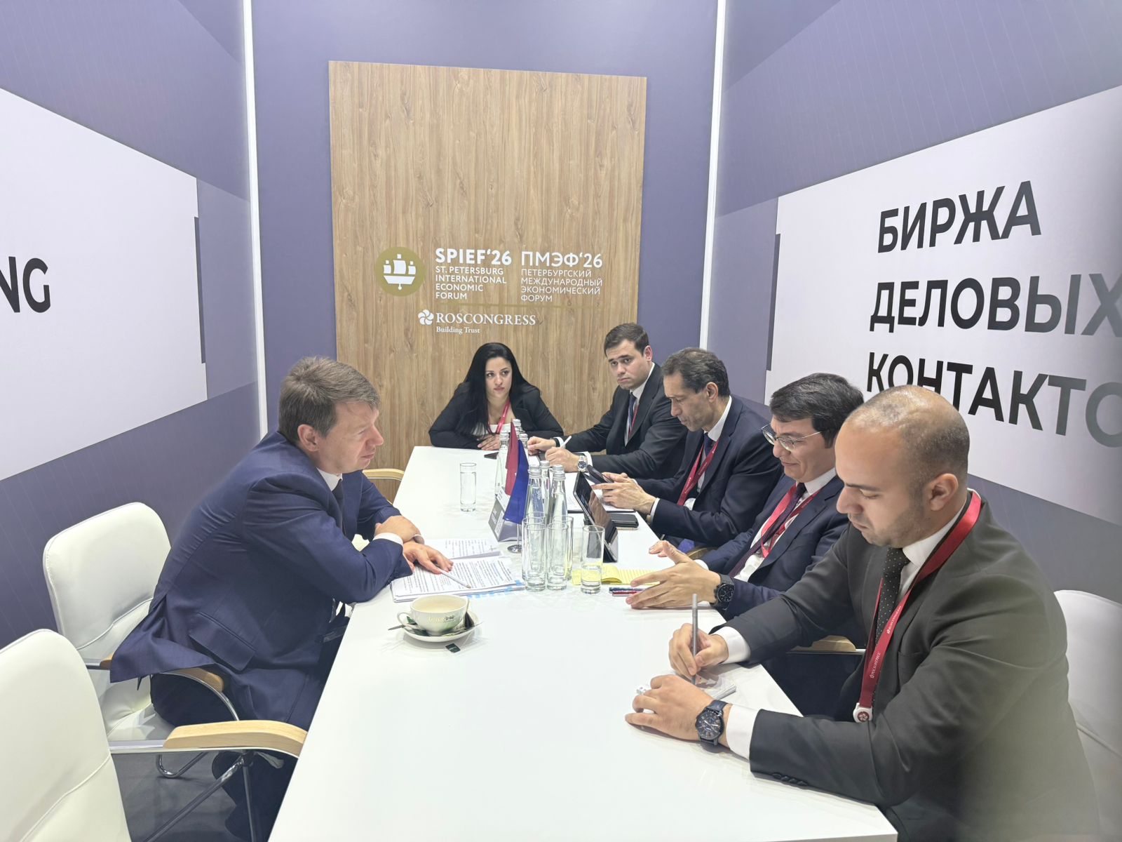 Azerbaijan’s First Deputy Economy Minister holds series of meetings at SPIEF (PHOTO)
