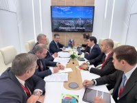 Azerbaijan’s First Deputy Economy Minister holds series of meetings at SPIEF (PHOTO)