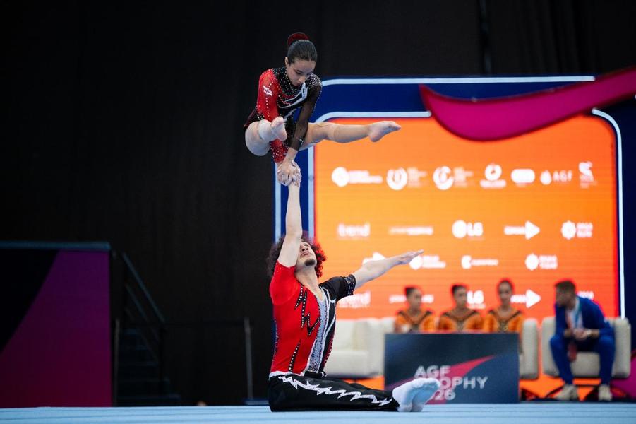 Azerbaijani gymnasts reach final of the international tournament (PHOTO)