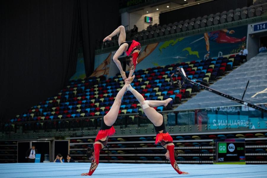 Azerbaijani gymnasts reach final of the international tournament (PHOTO)