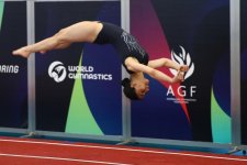 Azerbaijan Trampoline and Tumbling Championships held in Baku (PHOTO)