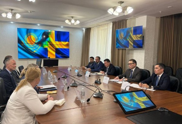Kazakhstan, Sweden explore expansion of trade, industrial cooperation
