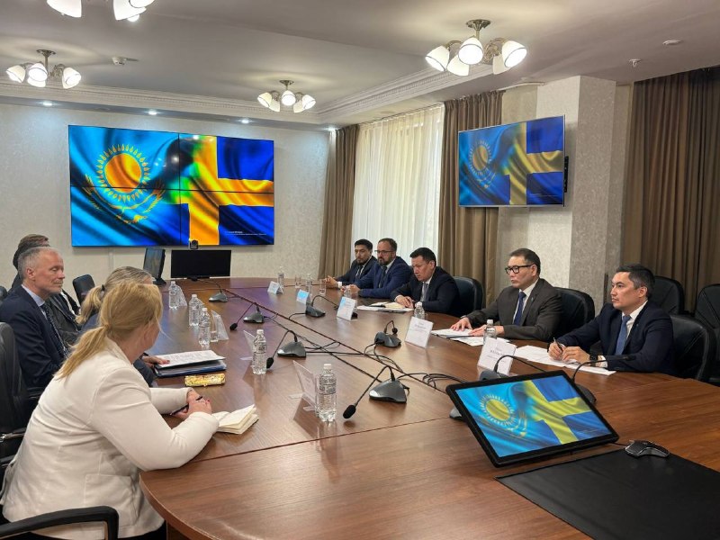 Kazakhstan, Sweden explore expansion of trade, industrial cooperation