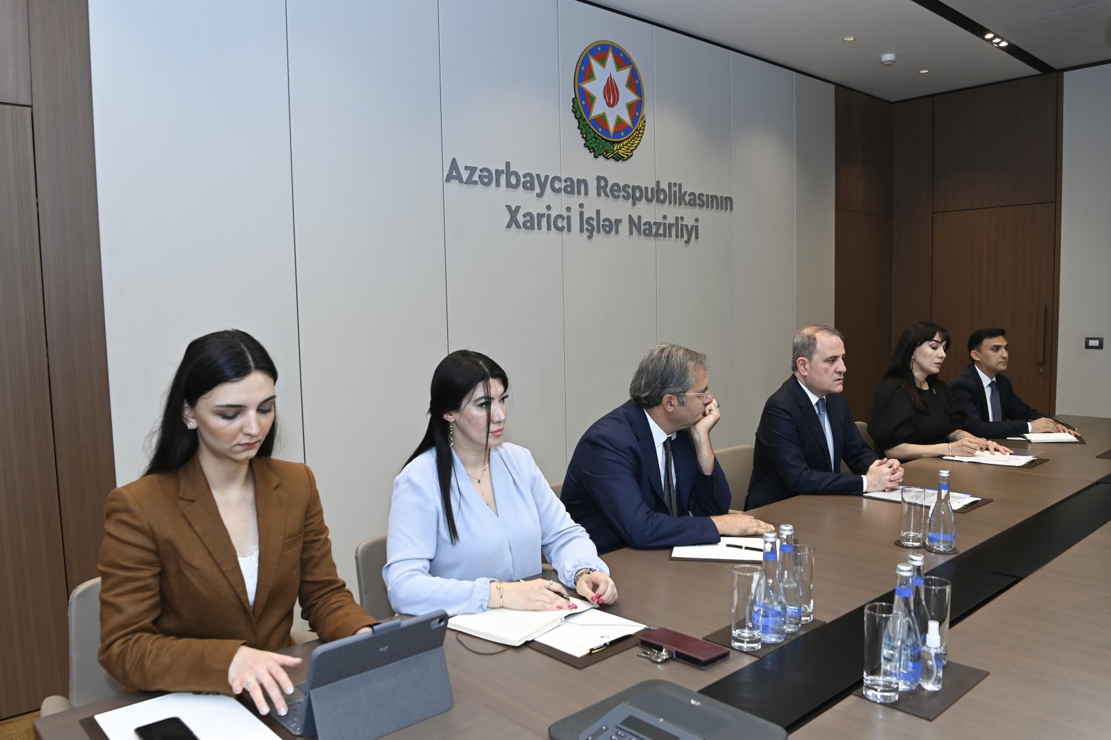 Azerbaijani foreign minister discusses cooperation prospects with head of DFC (PHOTO)