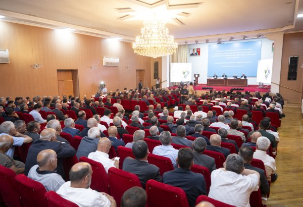 Azerbaijan's Aghjabadi hosts debates on new state program for agricultural dev't (PHOTO)