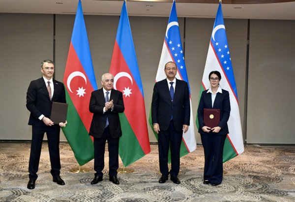 Azerbaijan and Uzbekistan sign bilateral documents in Tashkent (PHOTO)