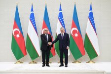Azerbaijan's prime minister meets with President of Uzbekistan (PHOTO)