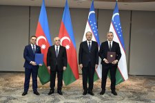 Azerbaijan and Uzbekistan sign bilateral documents in Tashkent (PHOTO)