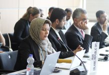 Leyla Aliyeva participates in Bonn discussion on environmental impact of Caspian Sea’s declining water level (PHOTO)