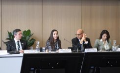 Leyla Aliyeva participates in Bonn discussion on environmental impact of Caspian Sea’s declining water level (PHOTO)